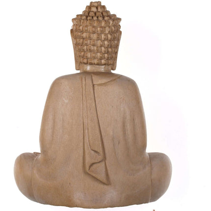 Chinese Proc Period Carved Boxwood Buddha figure - Estate Fresh Austin