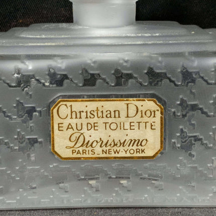 Christian Dior Diorissimo Frosted Perfume Bottle - Estate Fresh Austin