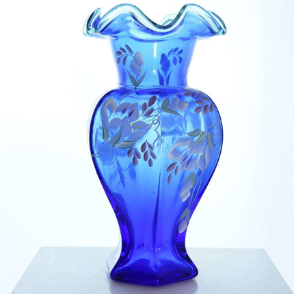Cobalt Fenton 75 Year Vase - Estate Fresh Austin