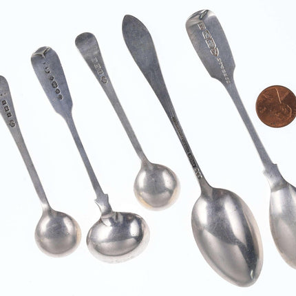Collection of Interesting sterling spoons - Estate Fresh Austin