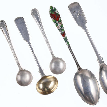 Collection of Interesting sterling spoons - Estate Fresh Austin