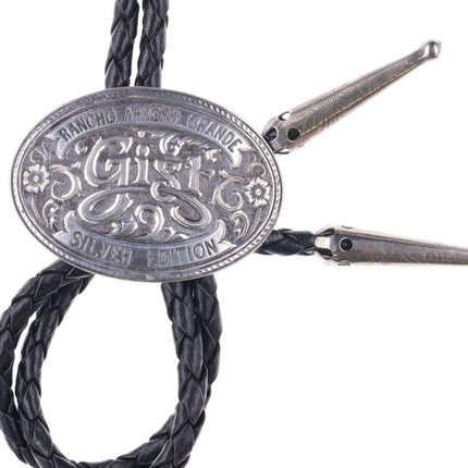 Gist Sterling Rancho Arroyo Grande Silver Edition Bolo Tie - Estate Fresh Austin