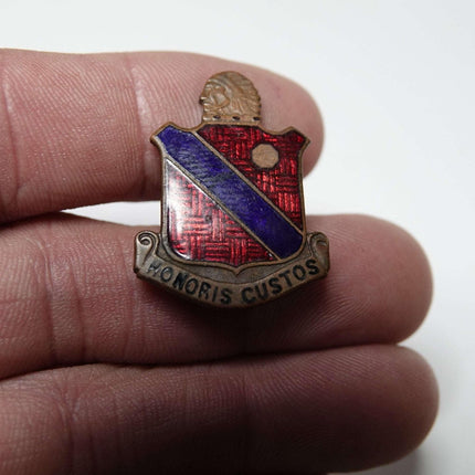 Honoris Custos WW2 189th Field Artillery Regiment Enamel Pin 45th infantry divis - Estate Fresh Austin