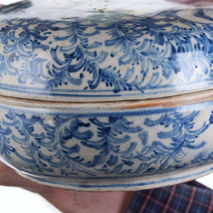 Huge Antique Chinese Porcelain Box Double Happiness - Estate Fresh Austin