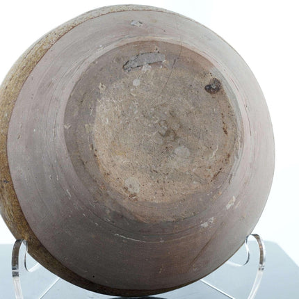Large Ming Chinese Brown Stoneware Jar with handles - Estate Fresh Austin