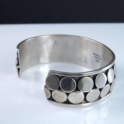 Mexican Sterling Mod Cuff bracelet - Estate Fresh Austin