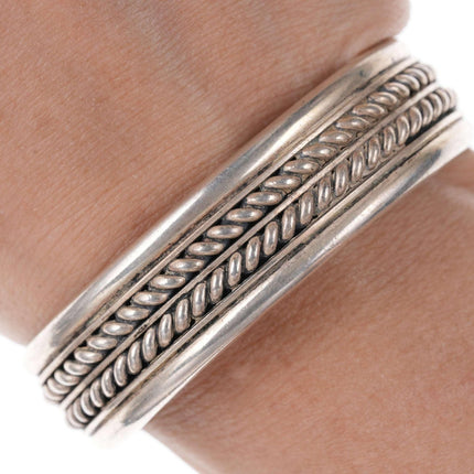 Navajo Tom Hawk Sterling Cuff bracelet - Estate Fresh Austin