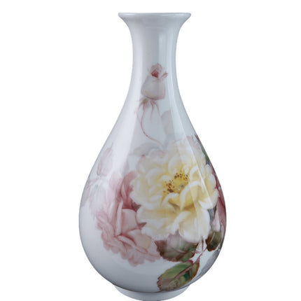 Noritake Nippon Toki Kaisha Hand Painted Artist Signed Vase 7" - Estate Fresh Austin