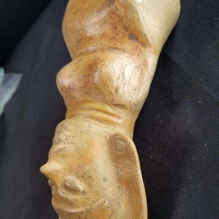 Pre Columbian Pottery Effigy Figure Incense Cover - Estate Fresh Austin