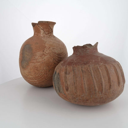 Prehistoric Pottery Pots Fresh from an Estate Pair - Estate Fresh Austin