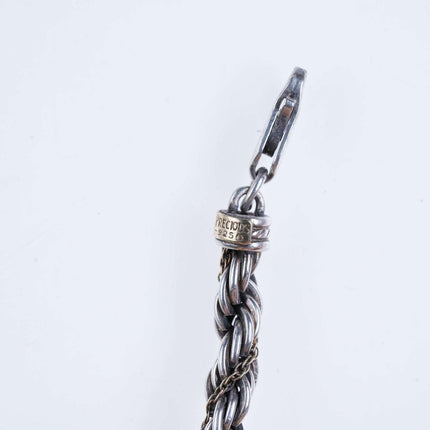 Retro sterling/14k Precious Precious rope bracelet - Estate Fresh Austin