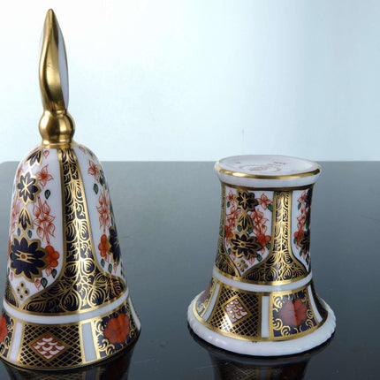 Royal Crown Derby 1128 Old Imari Candle snuffer and miniature vase - Estate Fresh Austin