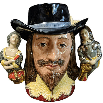 Royal Doulton Character Jug King Charles I 1721/2500 limited Edition Large - Estate Fresh Austin