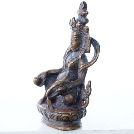 Small Antique Bronze Hindu Figure - Estate Fresh Austin