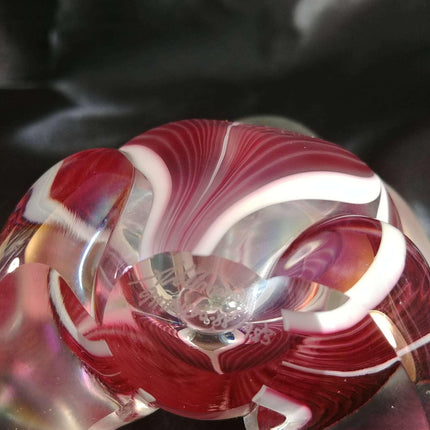 Stuart Abelman Bear Iridescent Art Glass 1983 with COA Mint Condition - Estate Fresh Austin