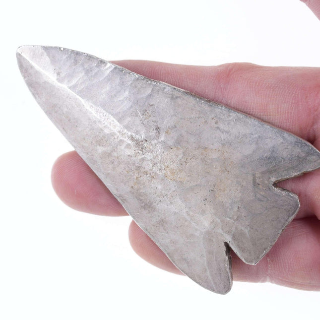 Vintage .999 Silver Paperweight handmade arrowhead form - Estate Fresh Austin