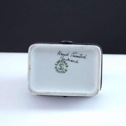 Vintage Rochard Trinket Box Limoges hand painted - Estate Fresh Austin