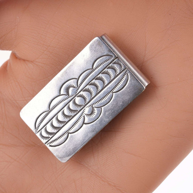 Vintage Sterling Navajo money clip - Estate Fresh Austin