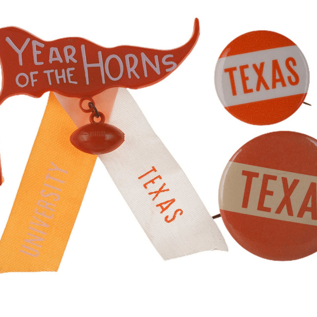 Vintage University of Texas Football Pinback Buttons - Estate Fresh Austin