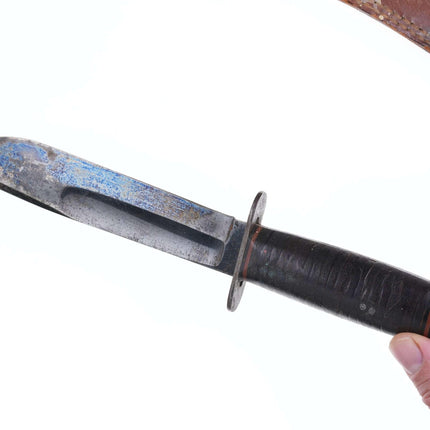 WW2 USN Western Boulder CO Fixed blade knife - Estate Fresh Austin